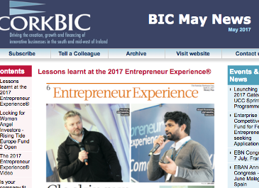 CorkBIC May Newsletter