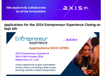 BIC September News; Applications Closing for Entrepreneur Experience; Seeds of Bravery Workshops & Demo Days; Client & Event News